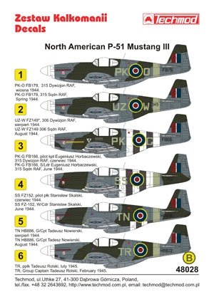 Techmod 48028 - North American P-51 Mustang III 1/48 – zdjęcie 2