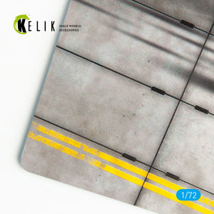 KELIK KS72002 CONCRETE PLATES TYPE 2 BASE - ACRYLIC 3 MM (280 X 180 MM) 1/72 – image 3