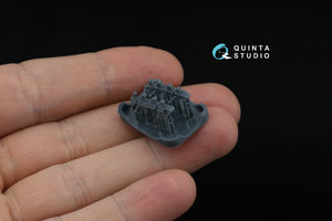 Quinta Studio QT72011 Yak-1 Exhaust pipes (Zvezda) 1/72 – zdjęcie 4