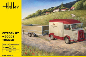 Heller 50331 Citroen HY + Goods Trailer 1/24 – zdjęcie 2