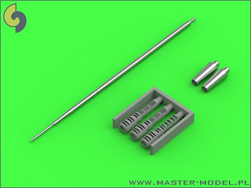 Master AM-32-071 MiG-19S (Farmer C) - gun barrels set &amp;amp; Pitot Tube (1/32)