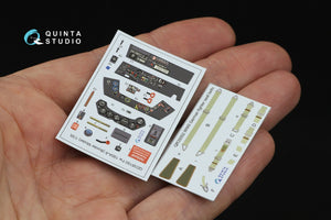 Quinta Studio QD35150 Fw 190A-8 interior 3D decals Border Model 1/35 – zdjęcie 2
