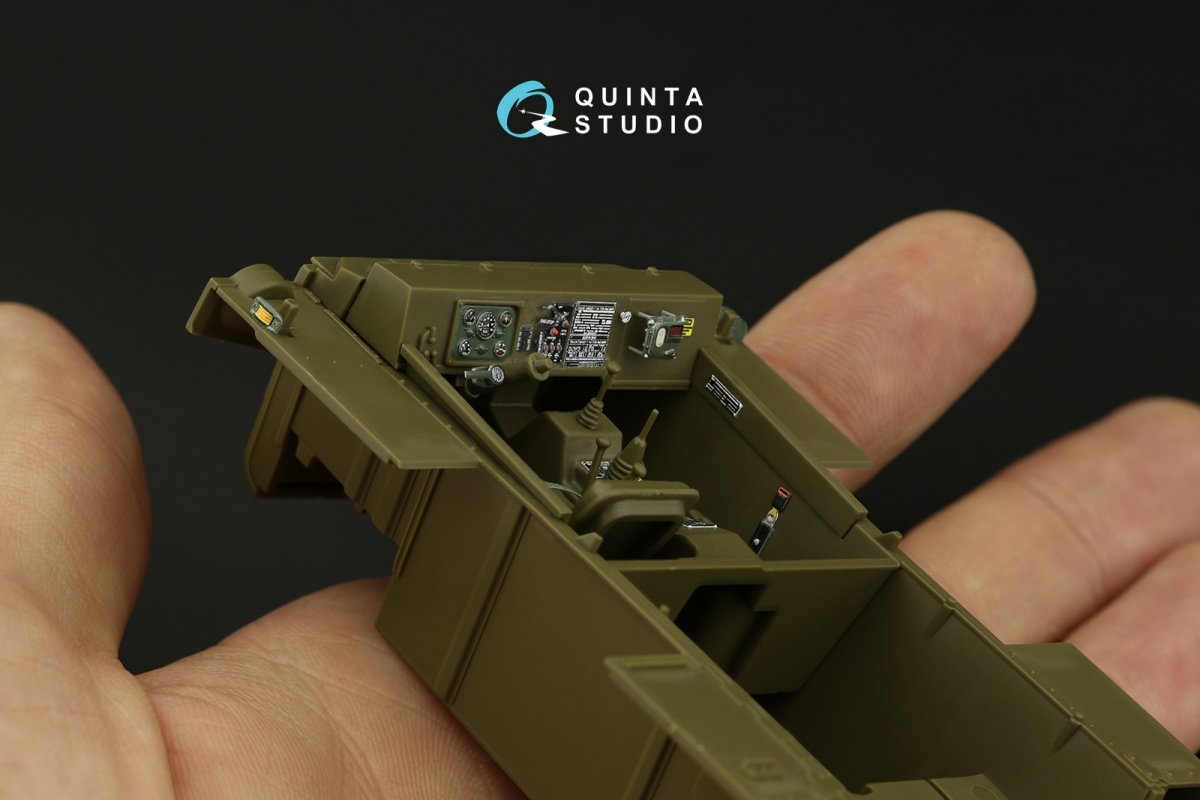 Quinta Studio QD35051 Gama Goat family 3D-Printed &amp;amp; coloured Interior on decal paper (Tamiya) 1/35 – zdjęcie 13