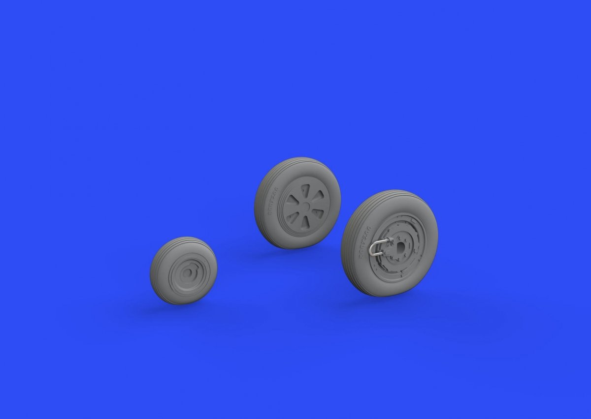 Eduard 672236 MiG-21PF wheels 1/72 Eduard