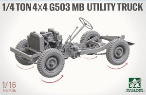 Takom 1016 1/4 ton 4×4 G503 MB Utility Truck ( Jeep Willys ) 1/16 – Bild 3