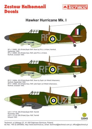 Techmod 32045 - Hawker Hurricane I 1/32 – Bild 2