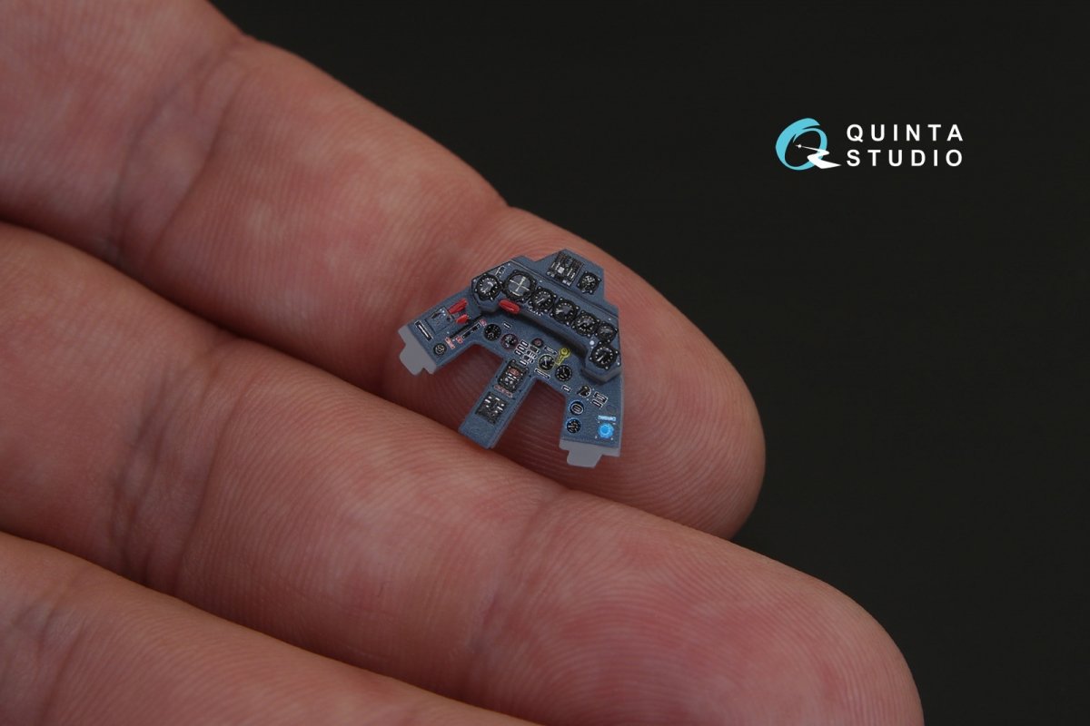 Quinta Studio QD48156 FW 190A-5 3D-Printed &amp;amp; coloured Interior on decal paper (for Hasegawa kit) 1/48 – zdjęcie 6