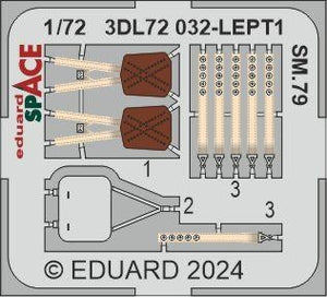 Eduard 3DL72032 SM.79 SPACE ITALERI 1/72 – zdjęcie 2