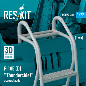 RESKIT RSU72-0288 F-105D &amp;quot;Thunderchief&amp;quot; access ladder (1 pcs) (3D Printed) 1/72 – zdjęcie 2