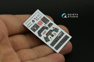 Quinta Studio QD32128 Ta 152H 3D-Printed &amp;amp; coloured Interior on decal paper (Zoukei-Mura) 1/32 – zdjęcie 3