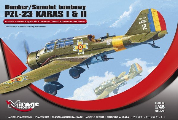 Mirage Hobby 481304 PZL-23 KARAS I & II 'Królewskie Rumuńskie siły powietrzne' 1/48