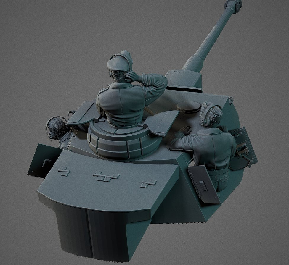 Panzer Art FI35-099 German Panzerjacke turret crew (PzIII &amp;amp; PzIV tanks) 1/35 – image 2