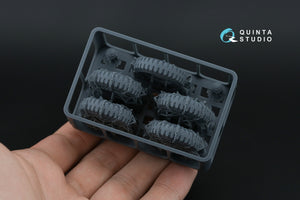 Quinta Studio QT35012 Dodge WC Family tyre set with chains (Zvezda) 1/35 – zdjęcie 3