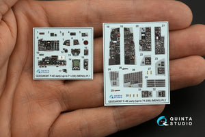 Quinta Studio QDS-48387 F-4E early with slatted wing 3D-Printed &amp;amp; coloured Interior on decal paper (Meng) (Small version) 1/48 – zdjęcie 4