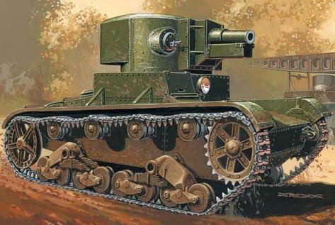 Mirage Hobby 72610 T-26A 76.2 mm support tank 1/72