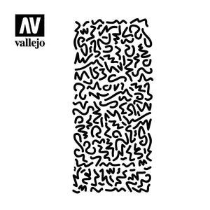 Vallejo ST-CAM001 Luftwaffe WWII Shingles Camo Stencil 1/32 – zdjęcie 2