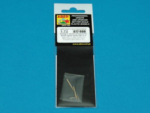 Aber A72 008 B wing (1 variant) armament for British fighter Spitfire Mk.I to V; Hispano 20mm x 2 (1 variant), Browning .30 tips x 4 1/72 – zdjęcie 5