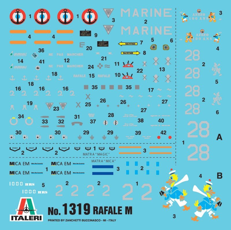 Italeri 1319 Rafale M Operations Exterieures 2011 1/72 – immagine 6