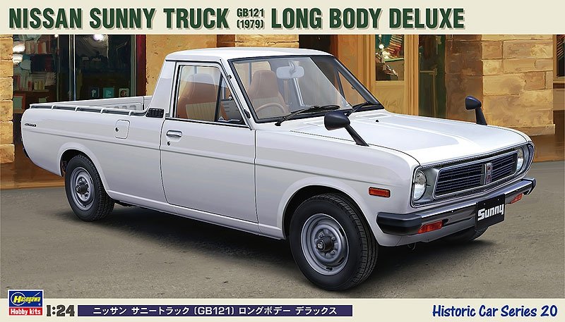 Hasegawa HC20 NISSAN SUNNY TRUCK (GB121) LONG BODY DELUXE 1/24