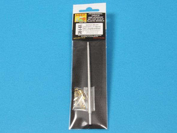 Aber 35L-067N 88 mm Pak 43/3 L/71 Barrel for German Tank Destroyer Jagdpanther Ausf.G1 early 1/35 – image 5