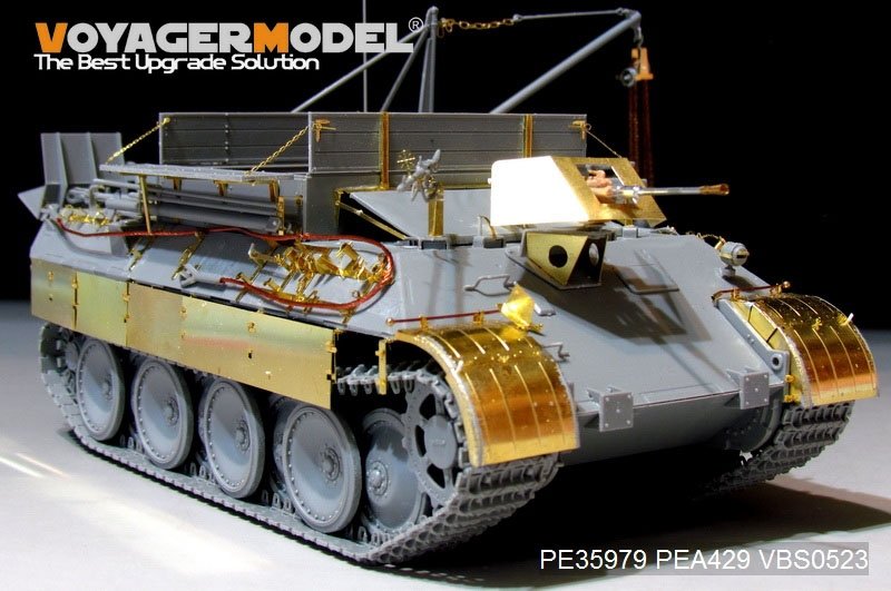 Voyager Model PE35979 WWII German Bergepanther Ausf.A (Early type,Panther A tool holders) Basic For TAKOM 2101 1/35 – zdjęcie 2