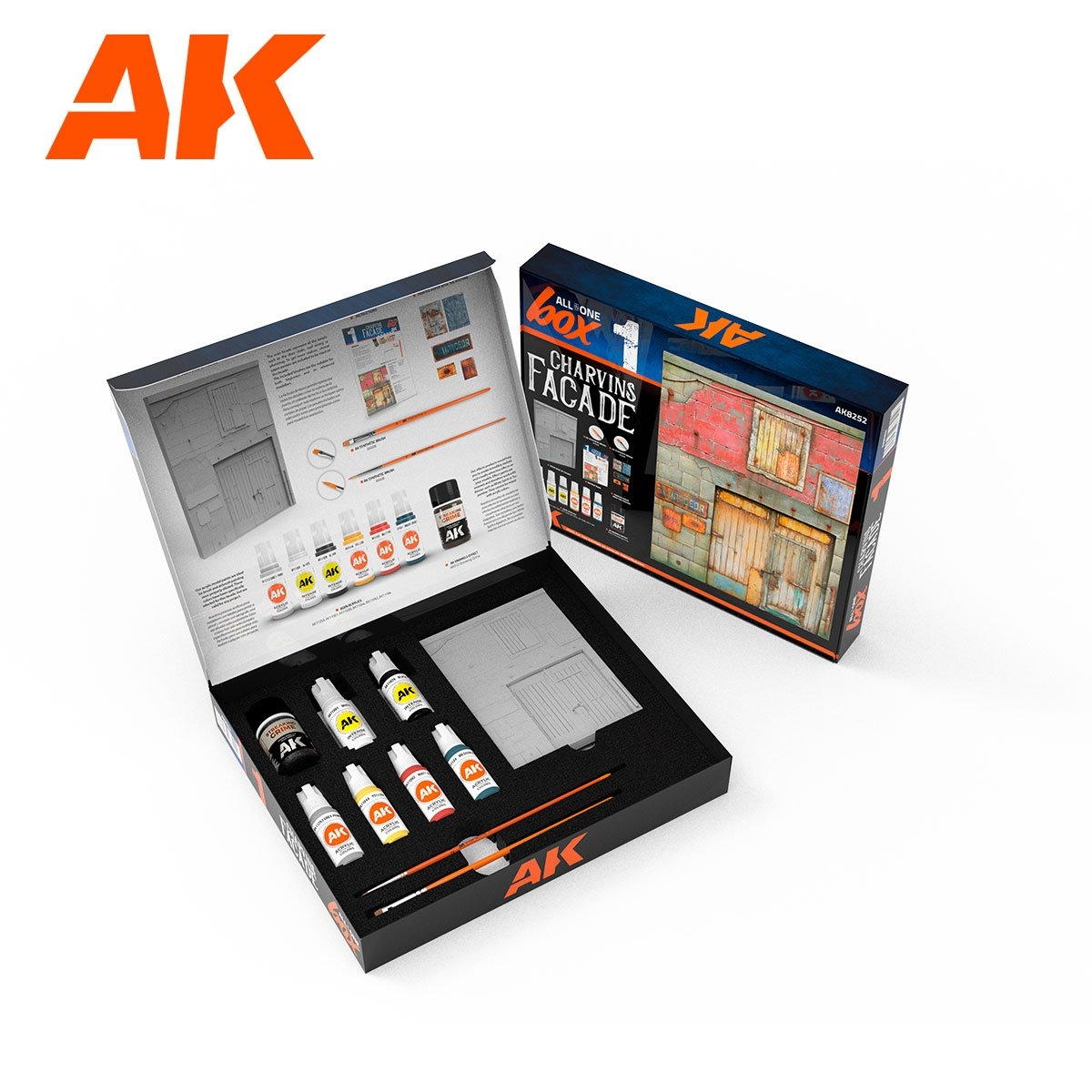 AK Interactive AK8252 ALL IN ONE SET -BOX 1 – CHARVINS FACADE – zdjęcie 2
