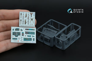 Quinta Studio QD+48558 MiG-25RB/MiG-25RBT 3D-Printed &amp;amp; coloured Interior on decal paper (ICM) (with 3D-printed resin parts) 1/48 – zdjęcie 2