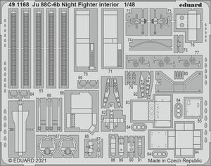 Eduard 491168 Ju 88C-6b Night Fighter interior ICM 1/48 – zdjęcie 2