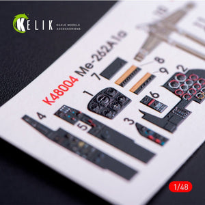 KELIK K48004 ME-262A1 INTERIOR 3D DECALS FOR TAMIYA KIT 1/48 – Bild 2