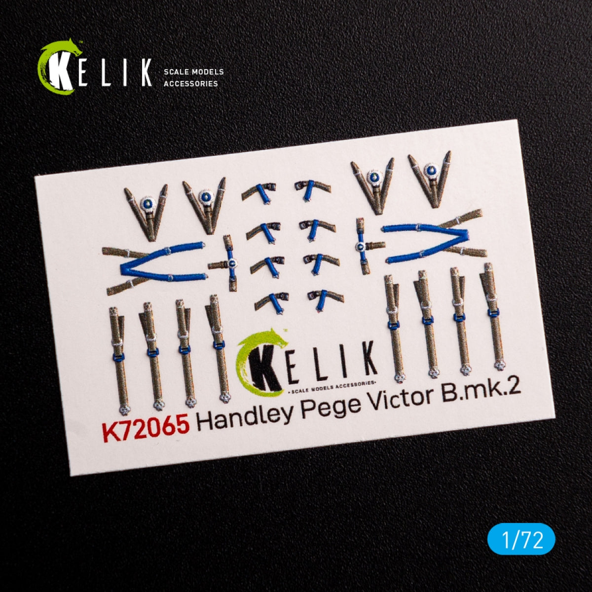 KELIK K72065 Handley Page Victor B Mk2 interior 3D decals for Airfix kit 1/72 – zdjęcie 5