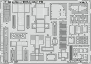 Eduard 491203 Lancaster B Mk.I cockpit HK Models 1/48 – zdjęcie 2