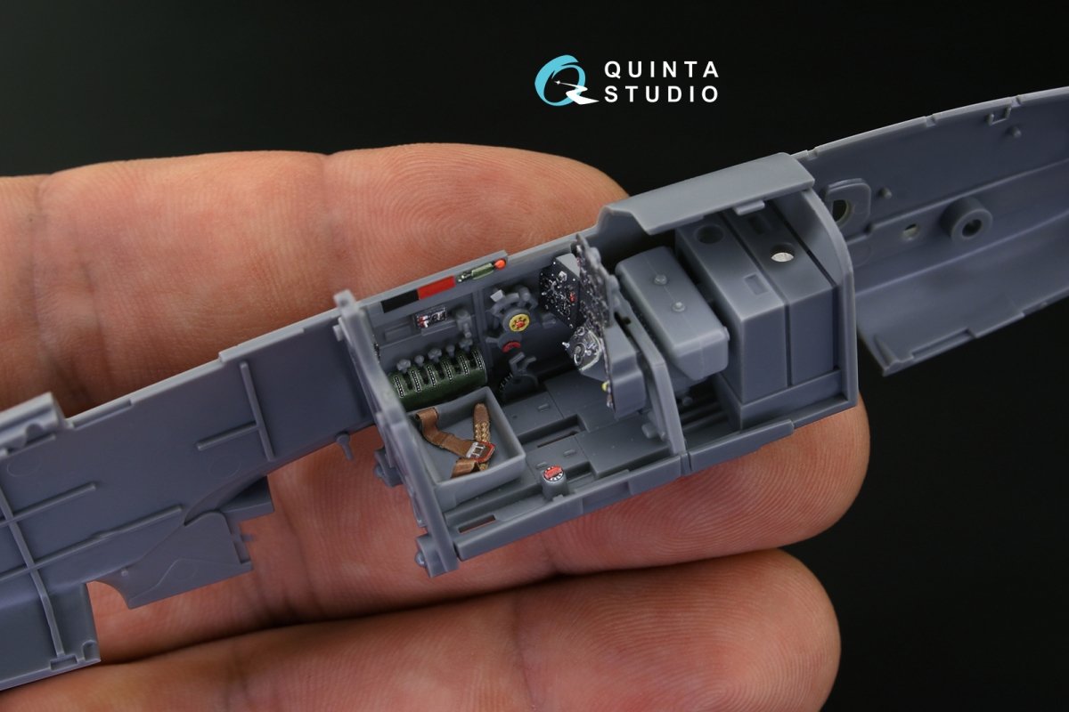 Quinta Studio QD48141 Ki-61-Id 3D-Printed &amp;amp; colored Interior on decal paper (Tamiya) 1/48 – image 4