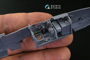 Quinta Studio QD48141 Ki-61-Id 3D-Printed &amp;amp; colored Interior on decal paper (Tamiya) 1/48 – image 4