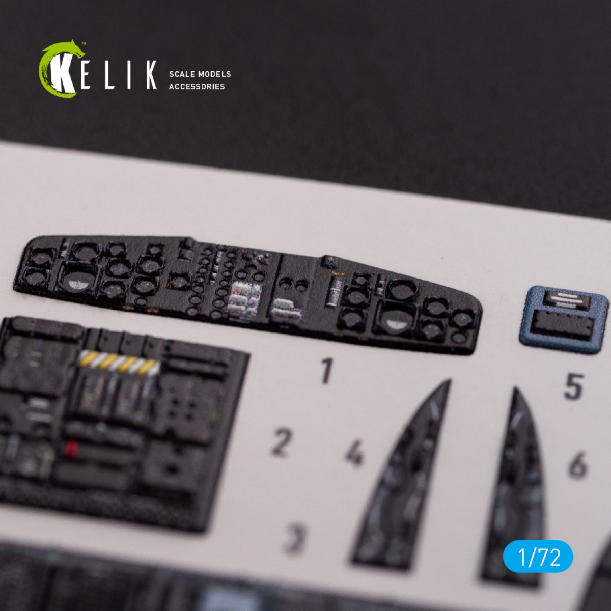KELIK K72078 CH-53D Sea Stallion interior 3D decals for Fujimi/Academy kit 1/72 – image 8