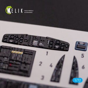 KELIK K72078 CH-53D Sea Stallion interior 3D decals for Fujimi/Academy kit 1/72 – image 8
