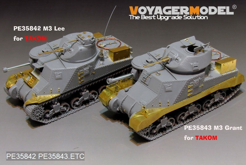 Voyager Model PE35843 WWII British Grant Medium Tank basic For TAKOM 2086 1/35 – zdjęcie 2