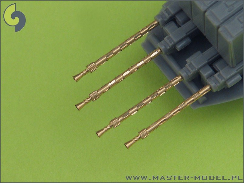 Master AM-48-026 British Mk 2 Browning .303 caliber (7,7mm) with flash hider (4pcs) 1/48 – zdjęcie 5