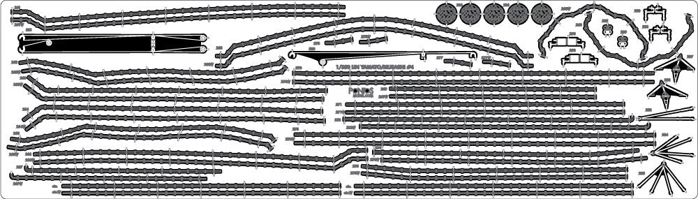 Pontos 37025FN IJN Musashi 1944 Detail up set Advanced Hinoki Tone Deck 1/350 – zdjęcie 11