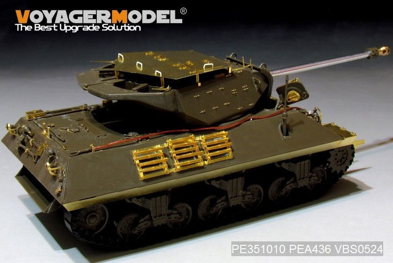 Maquette Voyager PEA436 Tourelle blindée du chasseur de chars américain M10 IIC Achilles (Seconde Guerre mondiale) (Pour TAMIYA 35366/AFV AF35039) 1/35 – image 3
