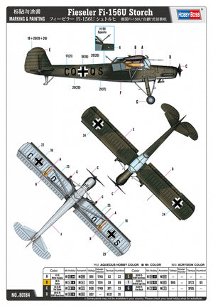 Hobby Boss 80184 Fieseler Fi-156U Storch 1/35 – zdjęcie 4