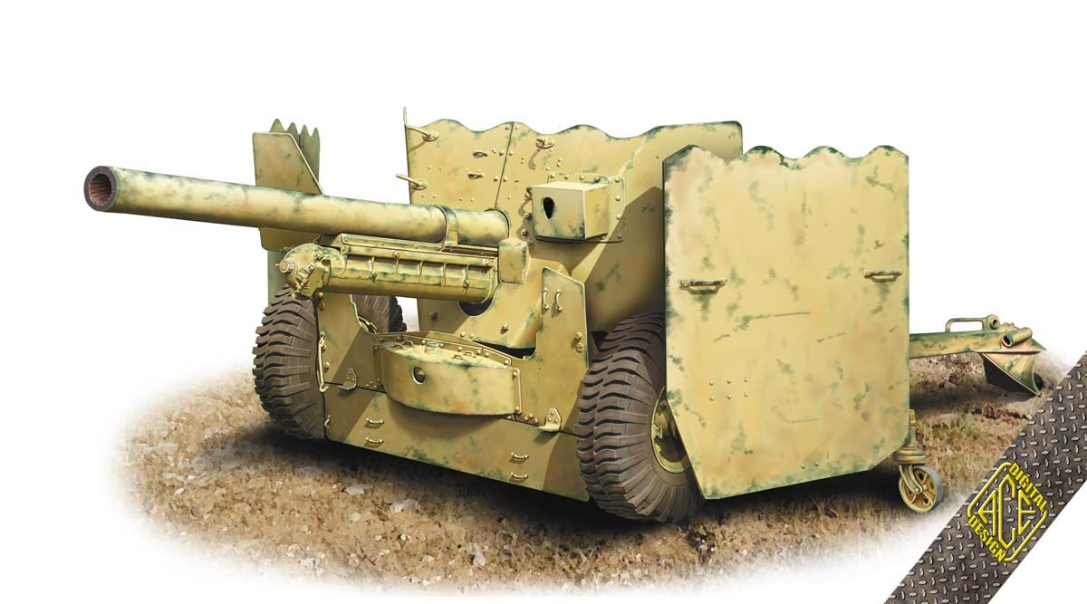 ACE 72563 Ordnance QF 6-pounder Mk.II/Mk.IV 1/72