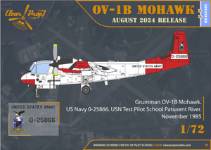 Clear Prop! CP72038 OV-1B Mohawk &amp;quot;Pilot School&amp;quot; ADVANCED KIT 1/72 – immagine 4