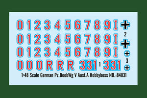 Hobby Boss 84831 German PzBeobWg V Ausf.A 1/48 – image 3
