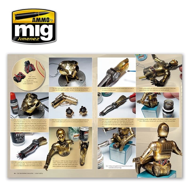 AMMO of Mig Jimenez 4513 - The Weathering Magazine - Heavy Metal (English Version) – zdjęcie 2