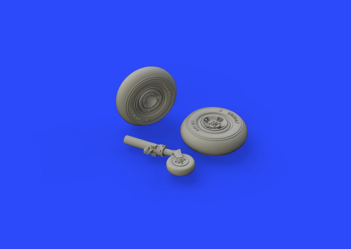 Eduard 672146 Spitfire Mk. VIII wheels - 4 spoke w/ smooth tire EDUARD 1/72 – zdjęcie 2