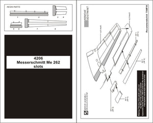 Aires 4206 Me 262A Schwalbe slots 1/48 TAMIYA – image 2