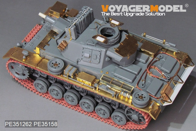 Voyager Model PE351262 WWII Pz.KPfw. III Ausf N Africa troop upgrade set basic For DRAGON 6431/6956 1/35 – zdjęcie 3