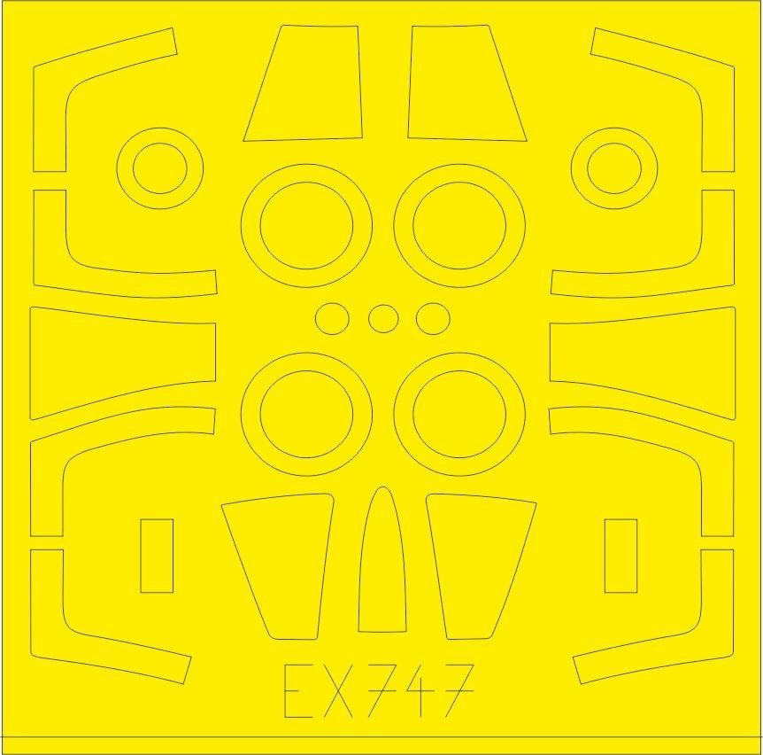 Eduard EX747 F-104DJ for Kinetic Model 1/48