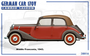 MiniArt 38016 GERMAN CAR 170V CABRIO SALOON 1/35 – zdjęcie 9