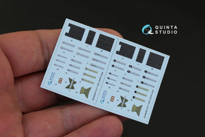 Quinta Studio QD48090 F-15E 3D-Printed &amp;amp; coloured Interior on decal paper (for GWH kit) 1/48 – zdjęcie 6